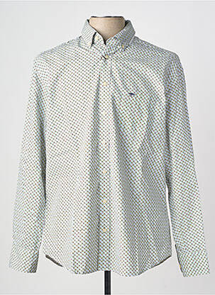 Chemise manches longues imprimé fantaisie vert FYNCH-HATTON homme