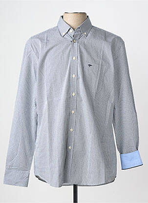 Chemise manches longues imprimé fantaisie bleu FYNCH-HATTON homme