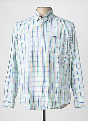 Chemise manches longues coupe droite vert FYNCH-HATTON homme