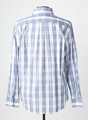 Chemise manches longues poches bleu FYNCH-HATTON homme