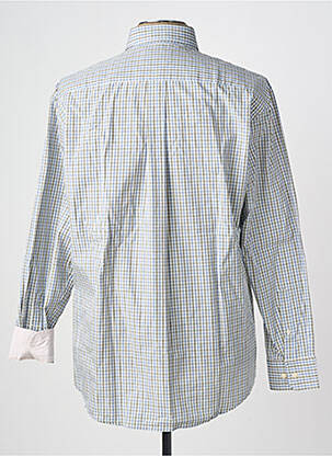 Chemise manches longues poches bleu FYNCH-HATTON homme