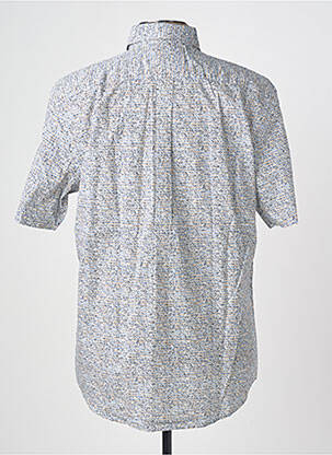 Chemise manches courtes imprimé fantaisie bleu FYNCH-HATTON homme