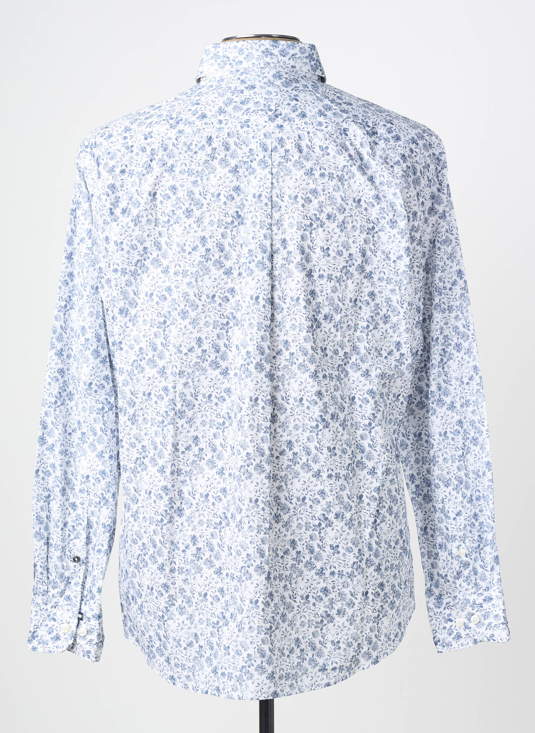 Chemise manches longues poches bleu FYNCH-HATTON homme