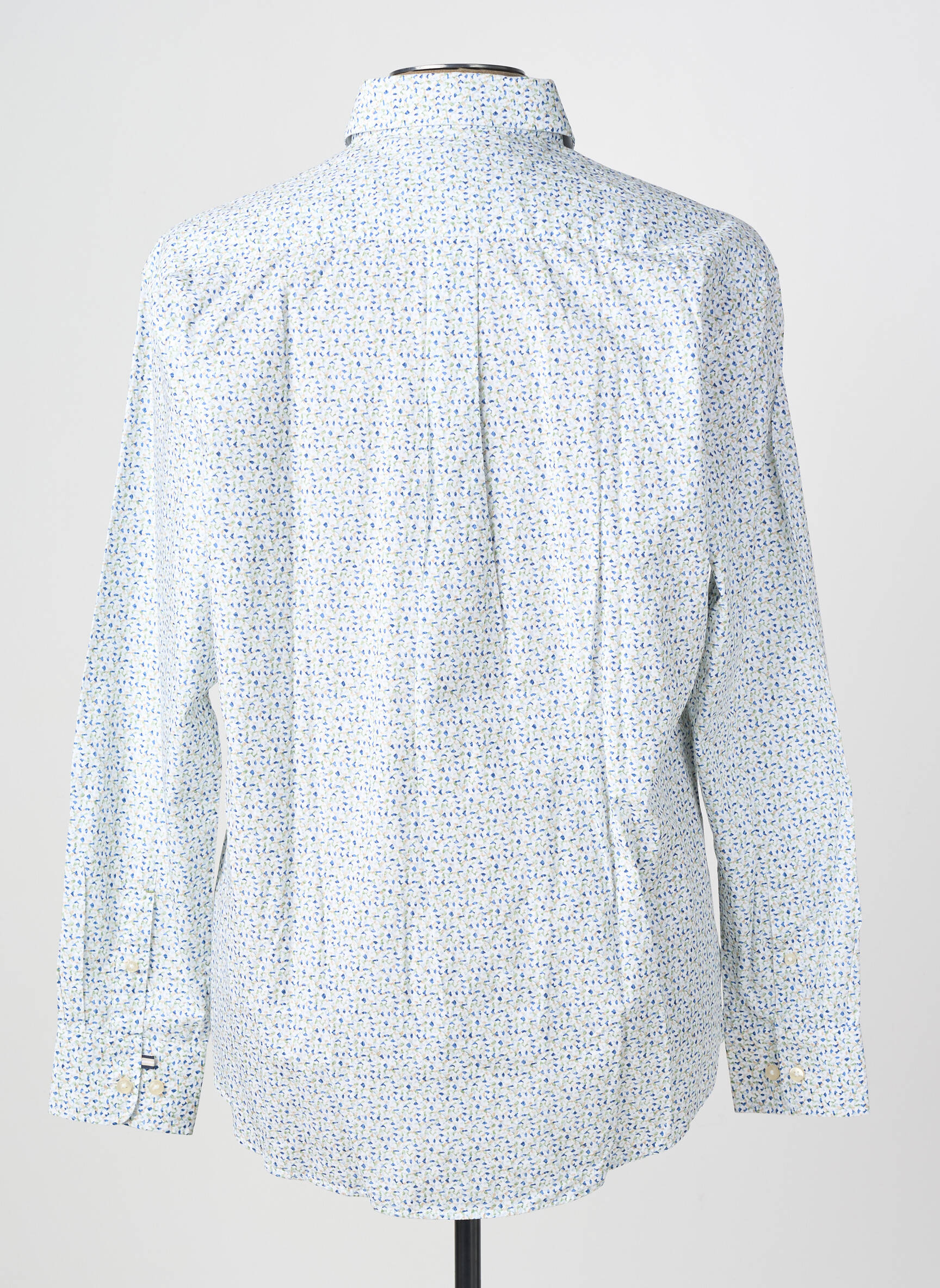 Chemise manches longues imprimé fantaisie bleu FYNCH-HATTON homme