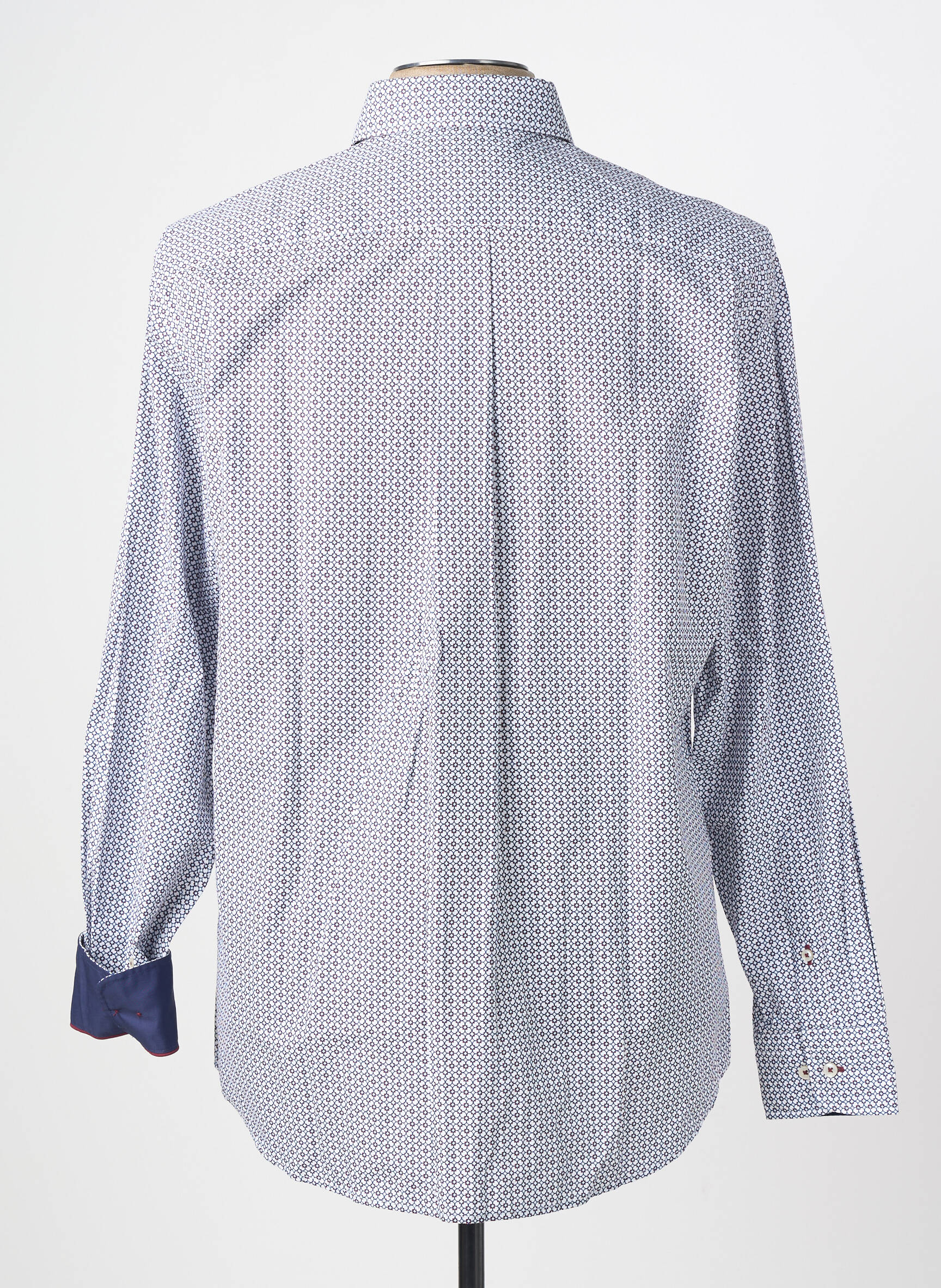Chemise manches longues imprimé fantaisie bleu FYNCH-HATTON homme
