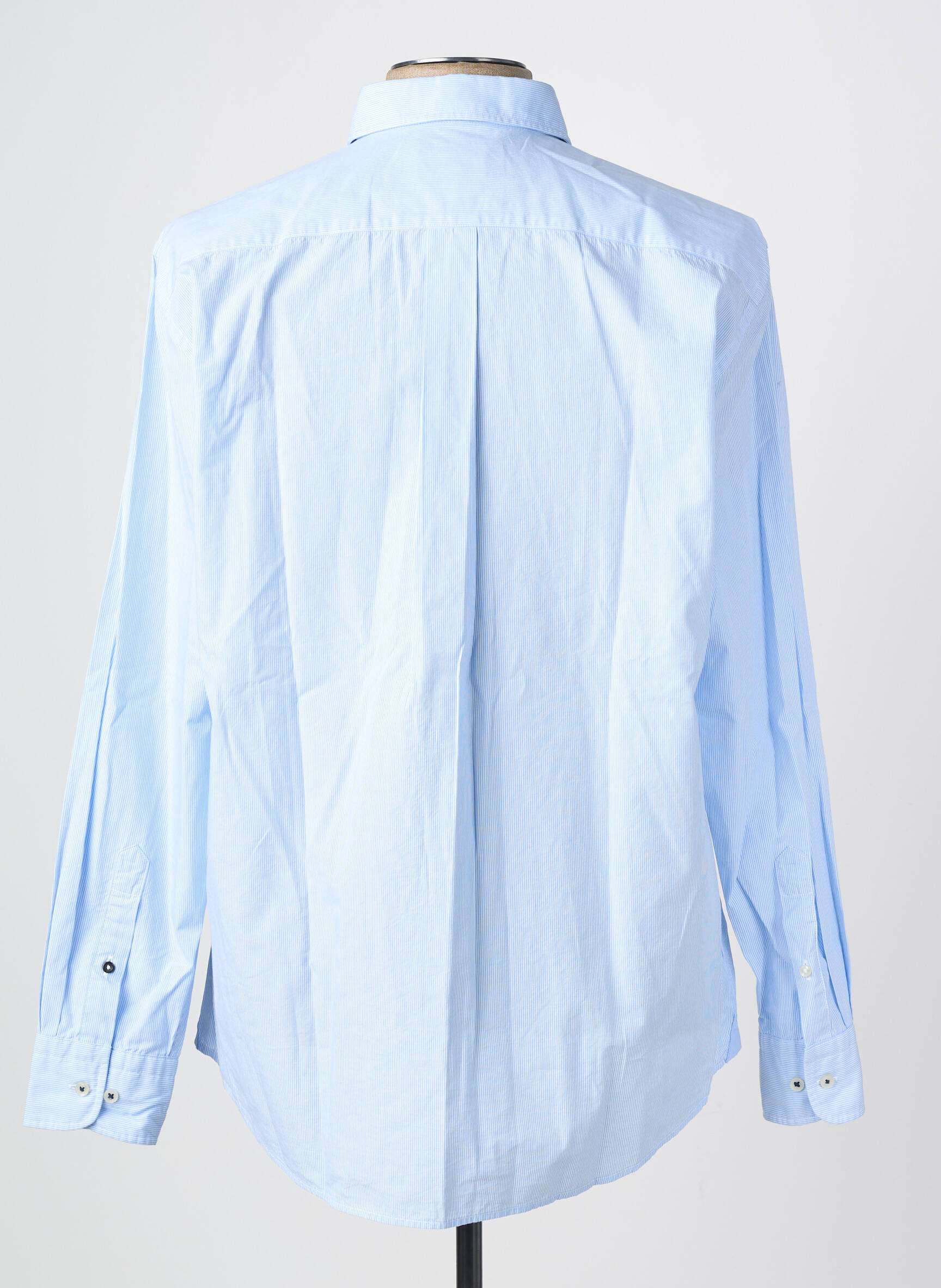 Chemise manches longues coupe droite bleu FYNCH-HATTON homme