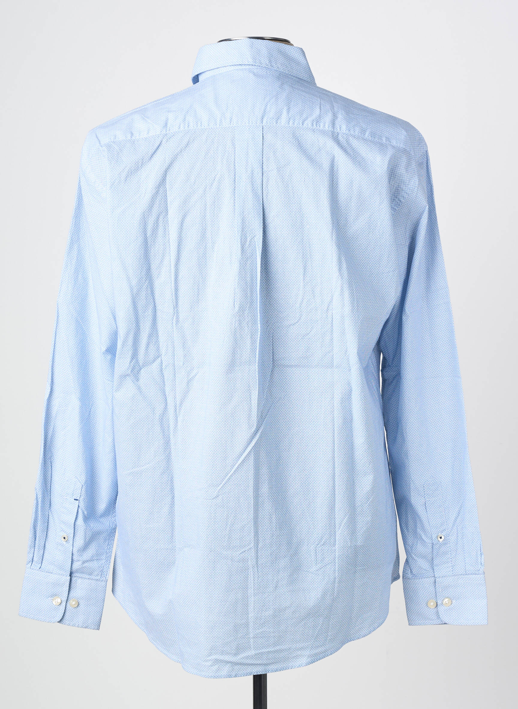 Chemise manches longues imprimé fantaisie bleu FYNCH-HATTON homme