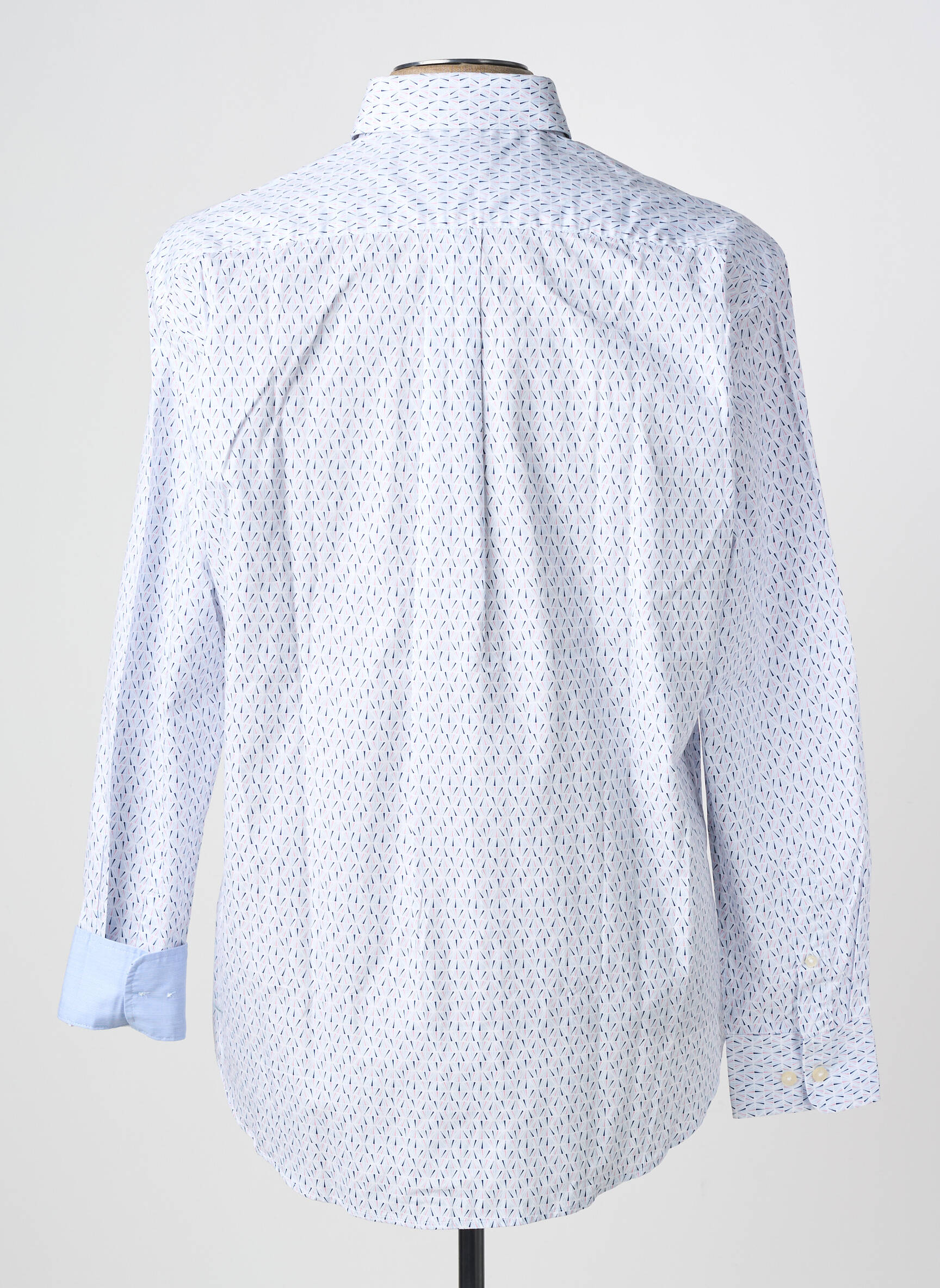 Chemise manches longues imprimé fantaisie bleu FYNCH-HATTON homme