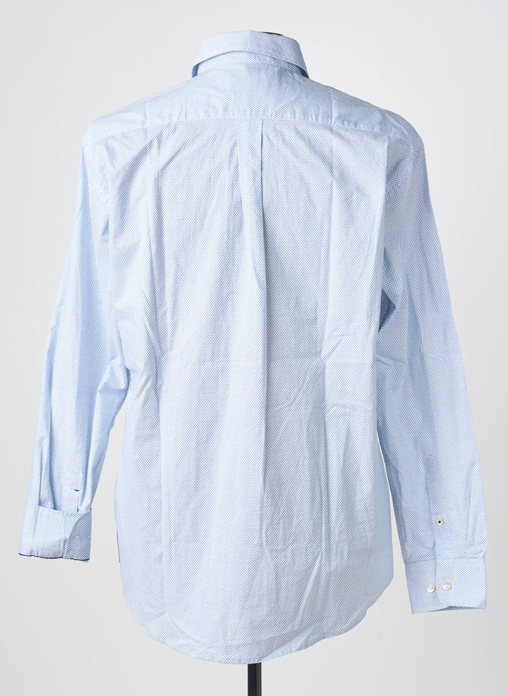 Chemise manches longues imprimé fantaisie bleu FYNCH-HATTON homme