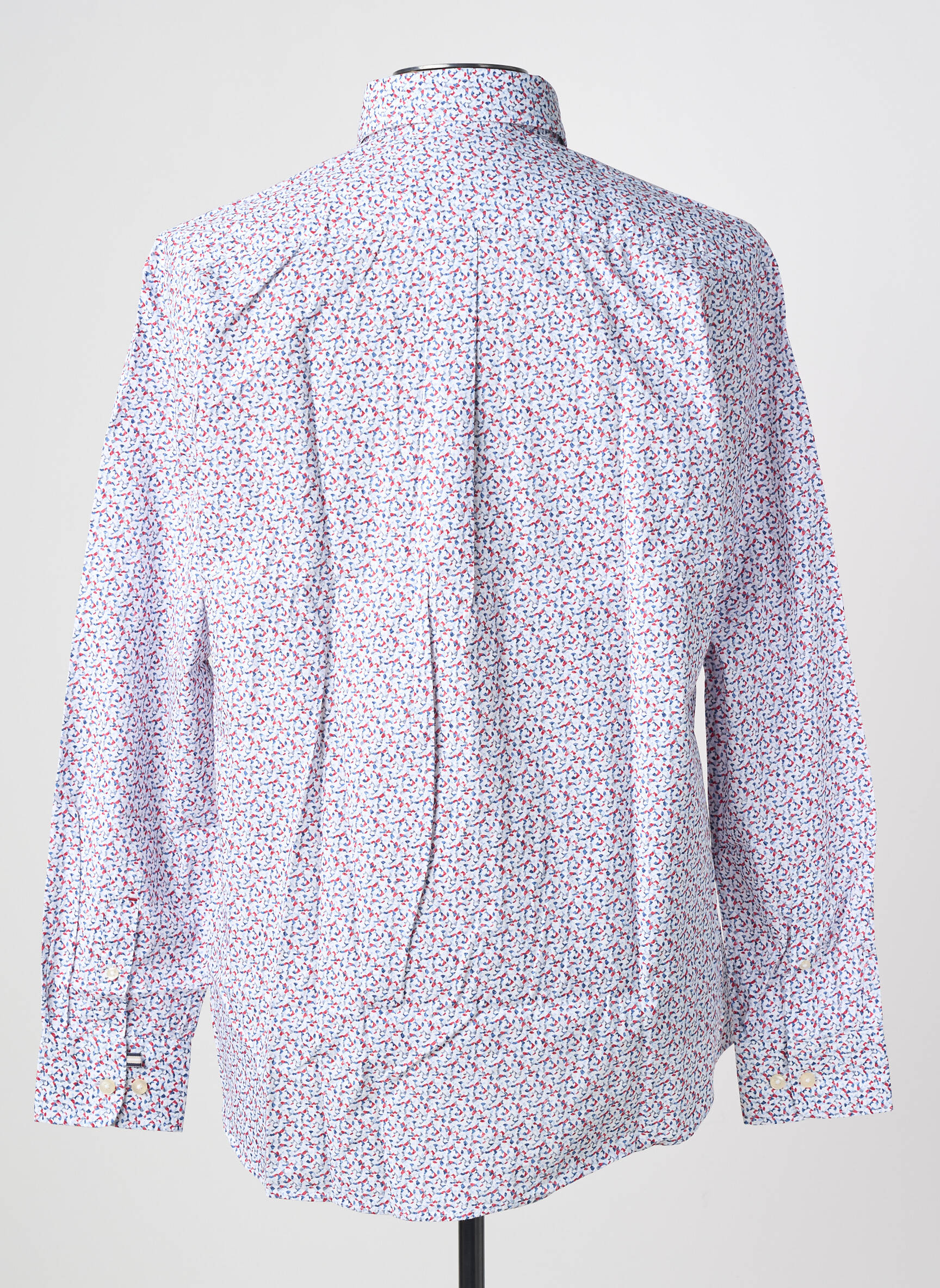 Chemise manches longues imprimé fantaisie rouge FYNCH-HATTON homme