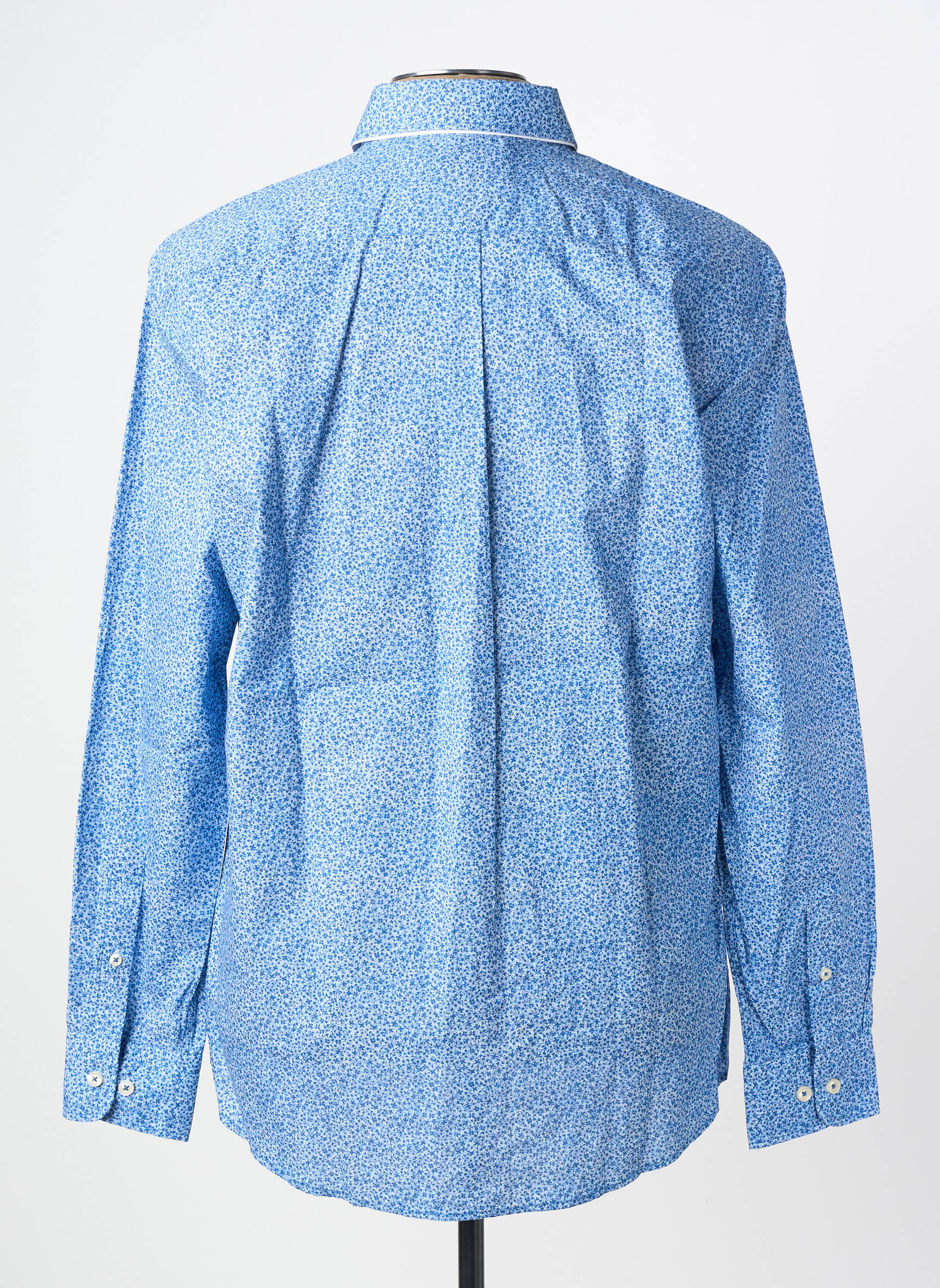 Chemise manches longues poches bleu FYNCH-HATTON homme
