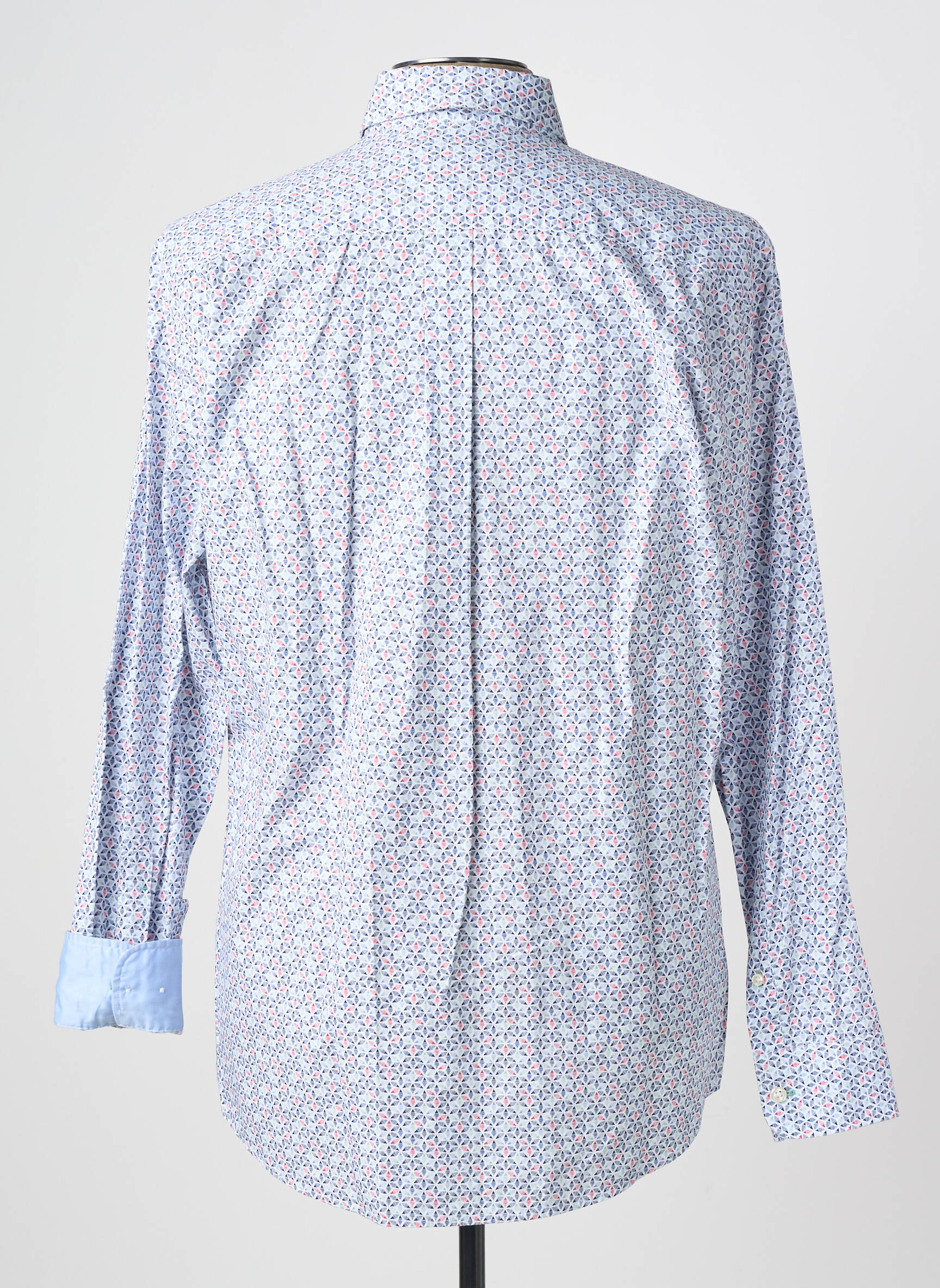Chemise manches longues imprimé fantaisie bleu FYNCH-HATTON homme