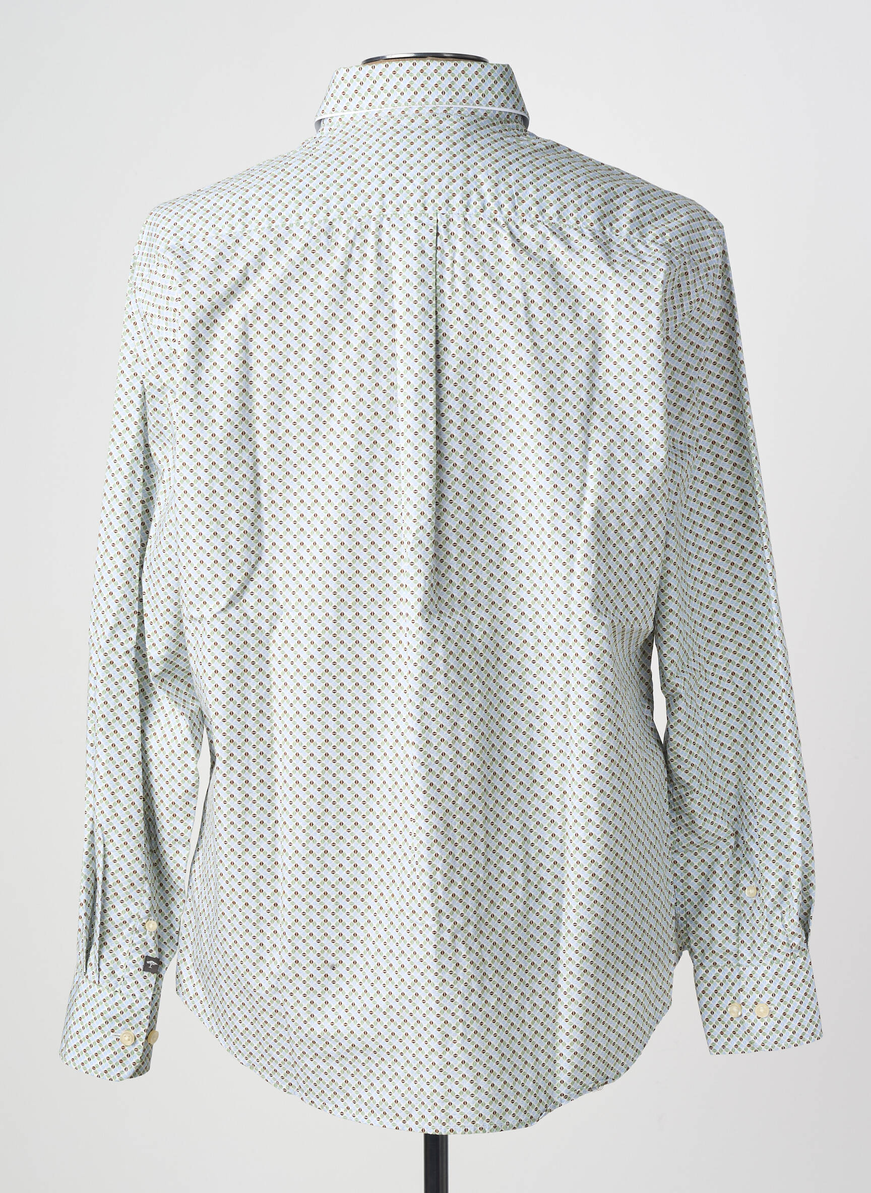 Chemise manches longues imprimé fantaisie vert FYNCH-HATTON homme