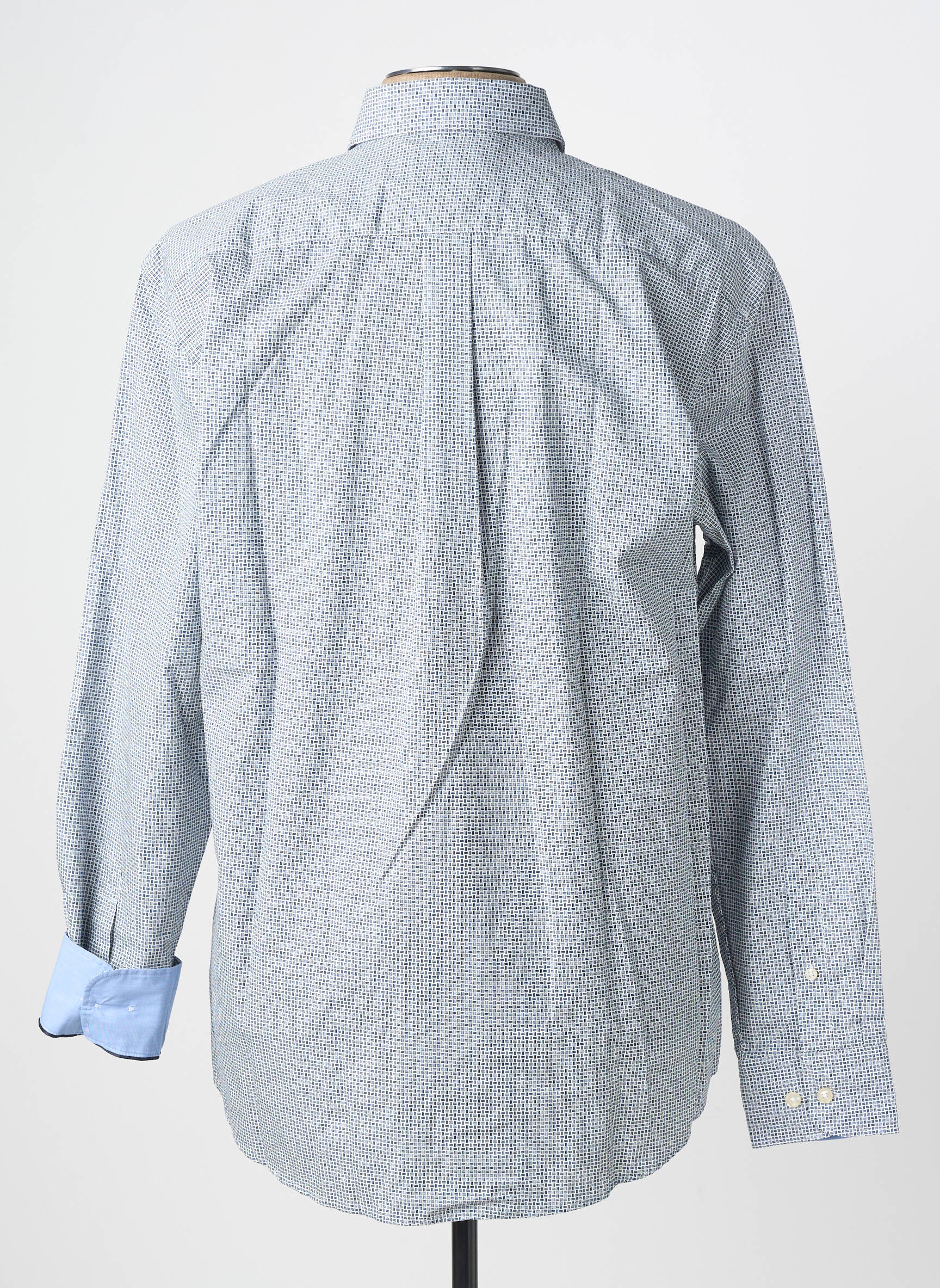Chemise manches longues imprimé fantaisie bleu FYNCH-HATTON homme