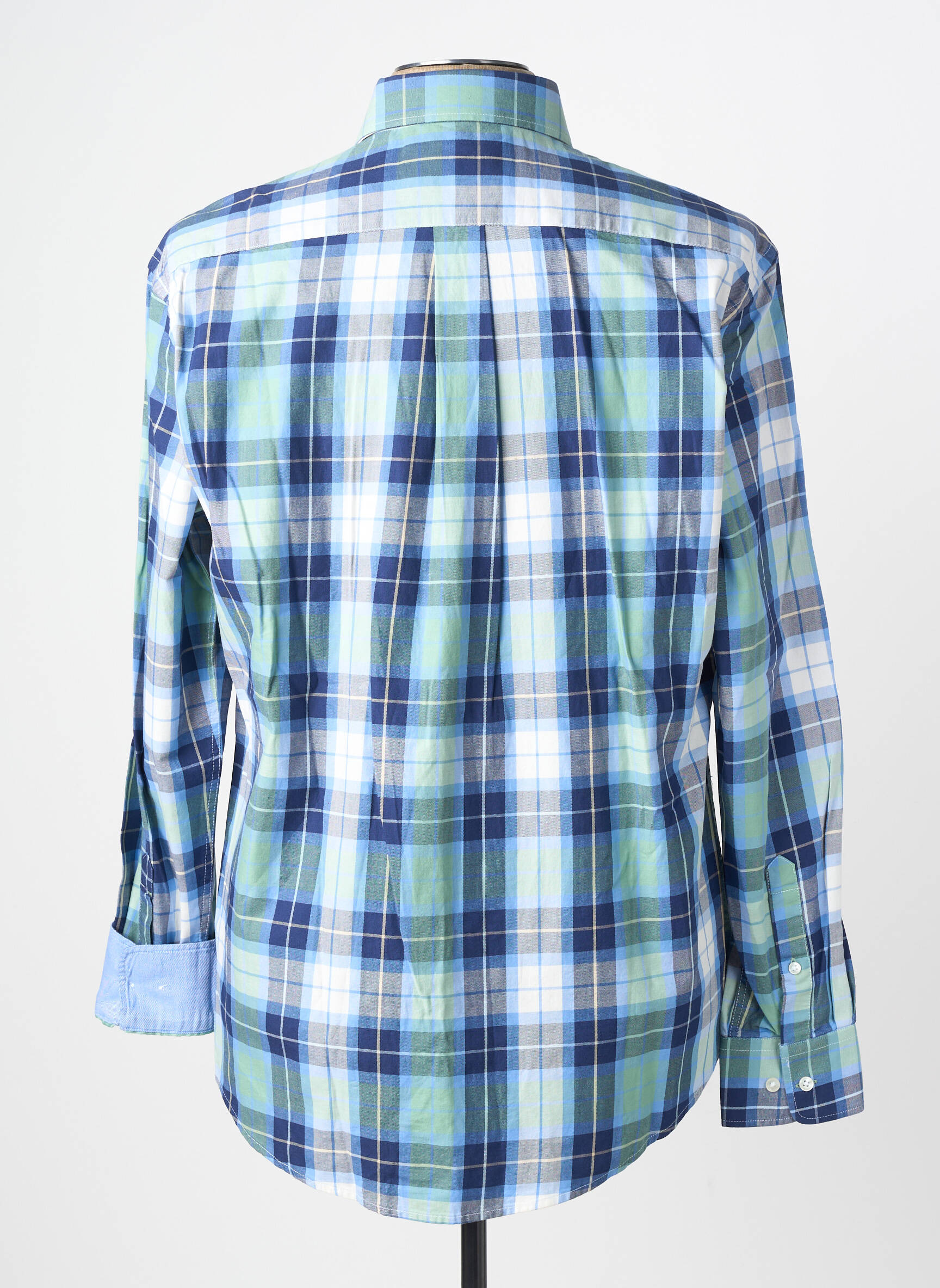 Chemise manches longues poches bleu FYNCH-HATTON homme