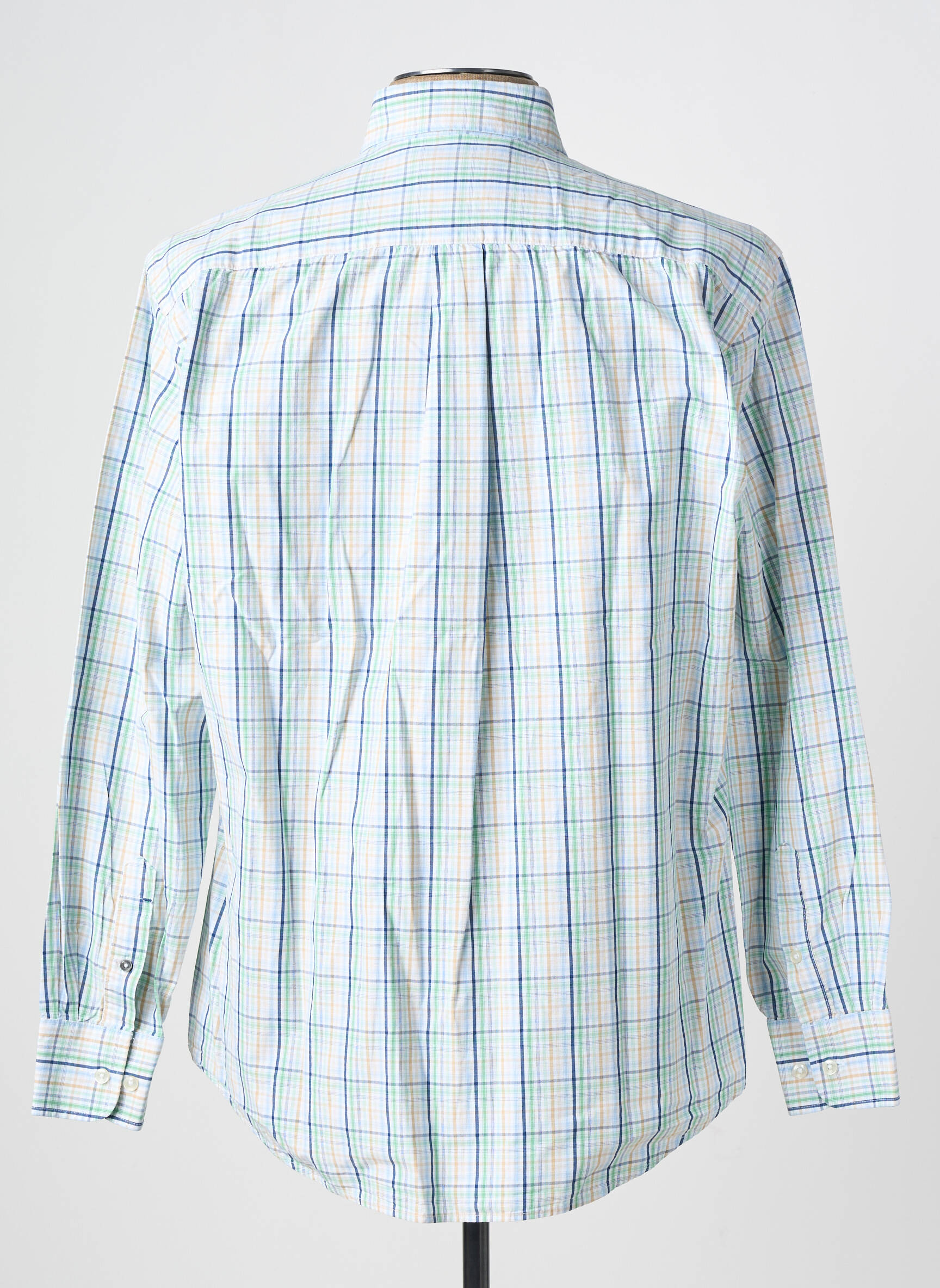 Chemise manches longues coupe droite vert FYNCH-HATTON homme