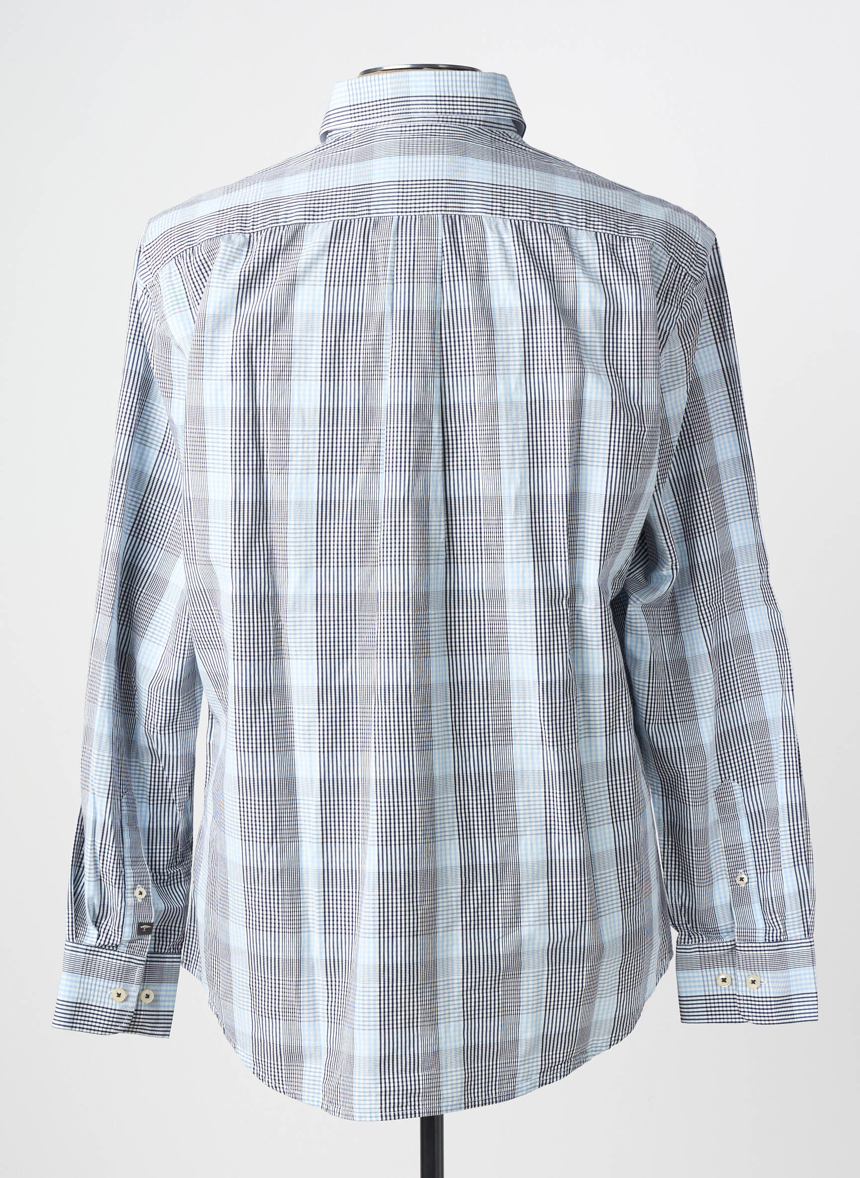 Chemise manches longues coupe droite bleu FYNCH-HATTON homme
