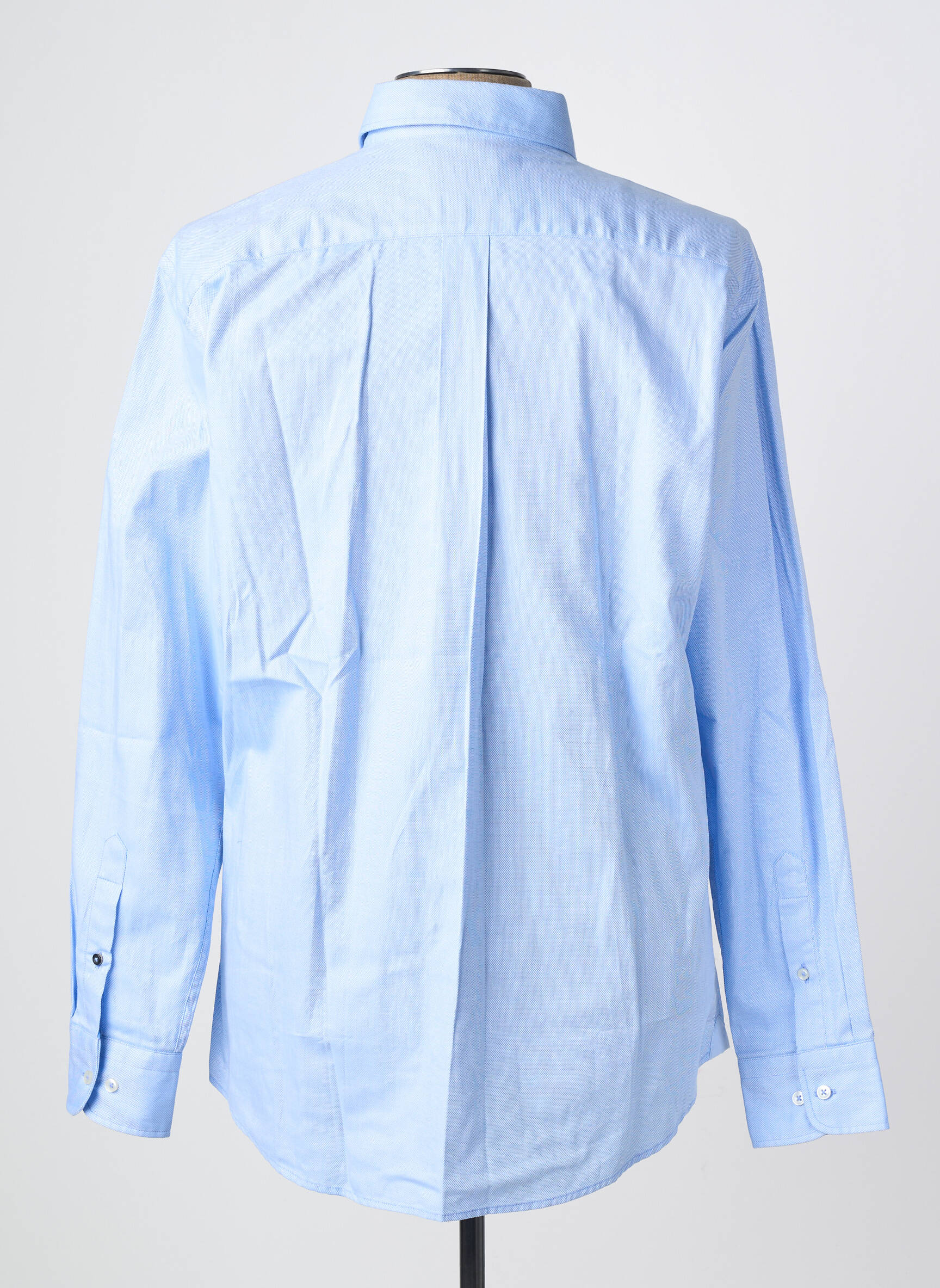 Chemise manches longues coupe droite bleu FYNCH-HATTON homme