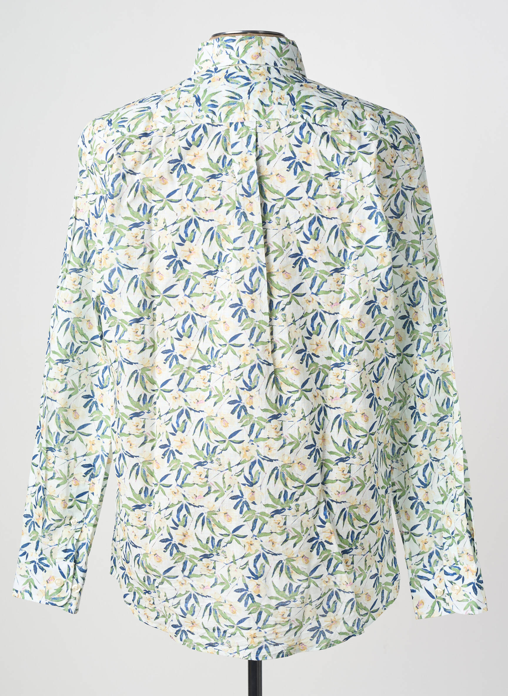 Chemise manches longues imprimé fantaisie vert FYNCH-HATTON homme