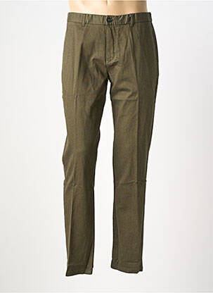 Pantalon chino tissage chiné taille normale vert FYNCH-HATTON homme