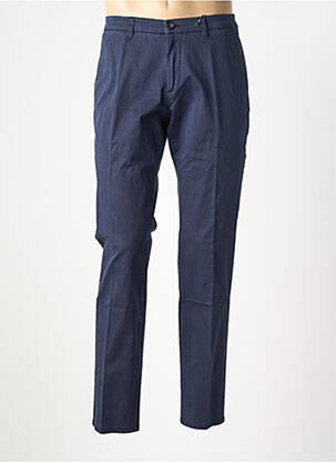 Pantalon chino tissage popeline taille normale bleu FYNCH-HATTON homme