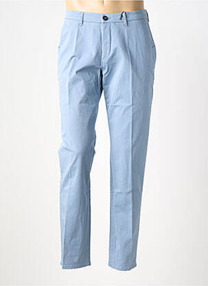Pantalon chino tissage popeline taille normale bleu clair FYNCH-HATTON homme
