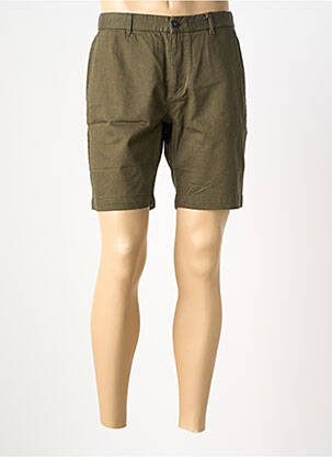 Bermuda taille à pinces taille normale vert FYNCH-HATTON homme