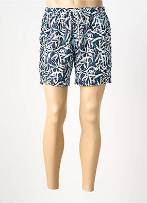 Short de bain imprimé fantaisie bleu FYNCH-HATTON homme