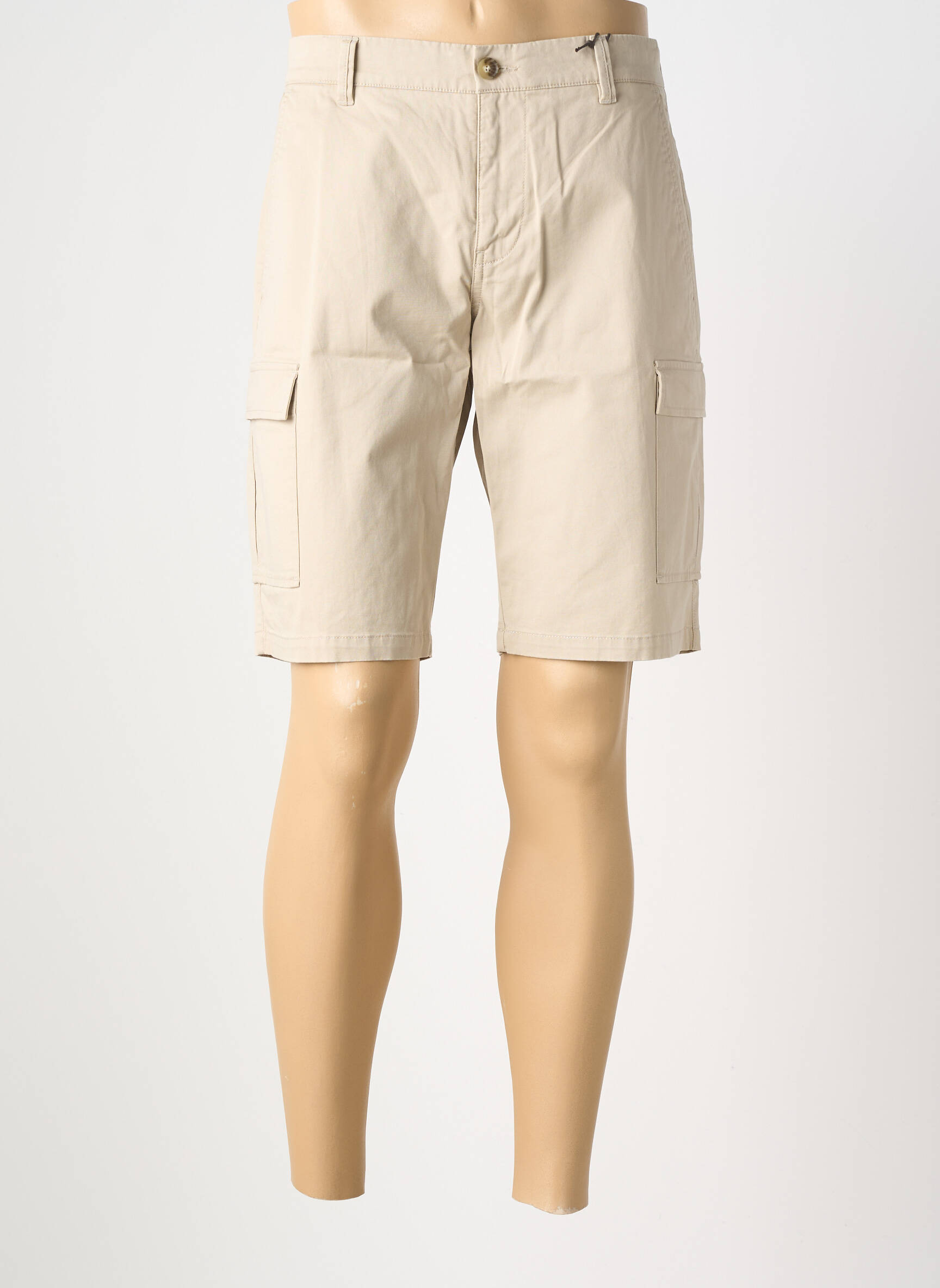 Bermuda multipoches taille normale beige FYNCH-HATTON homme