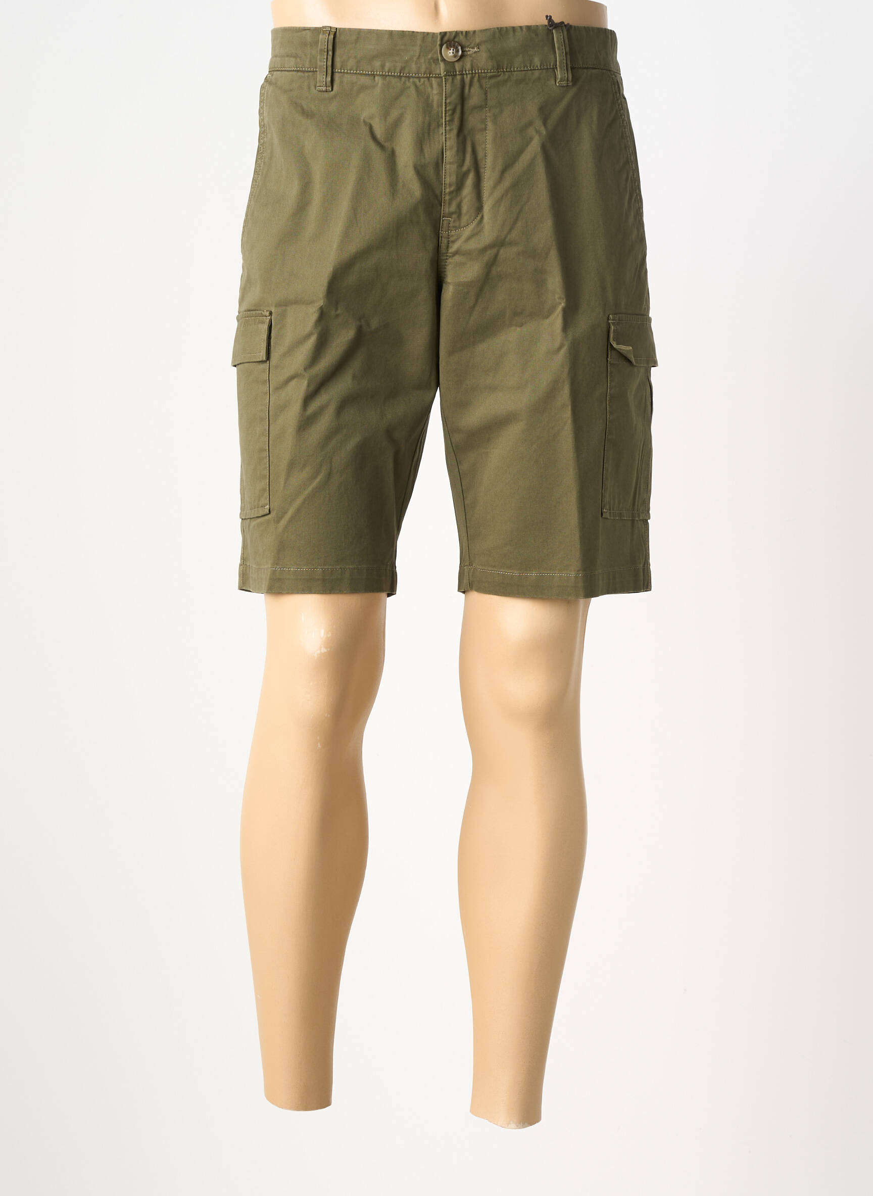 Bermuda multipoches taille normale vert FYNCH-HATTON homme
