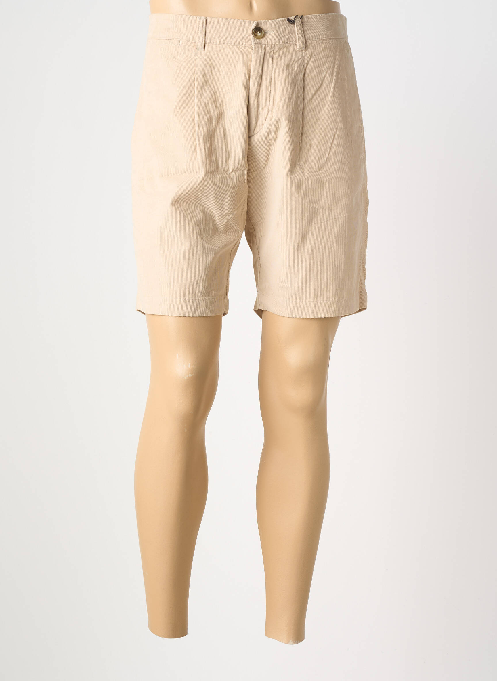 Bermuda stretch taille normale beige FYNCH-HATTON homme