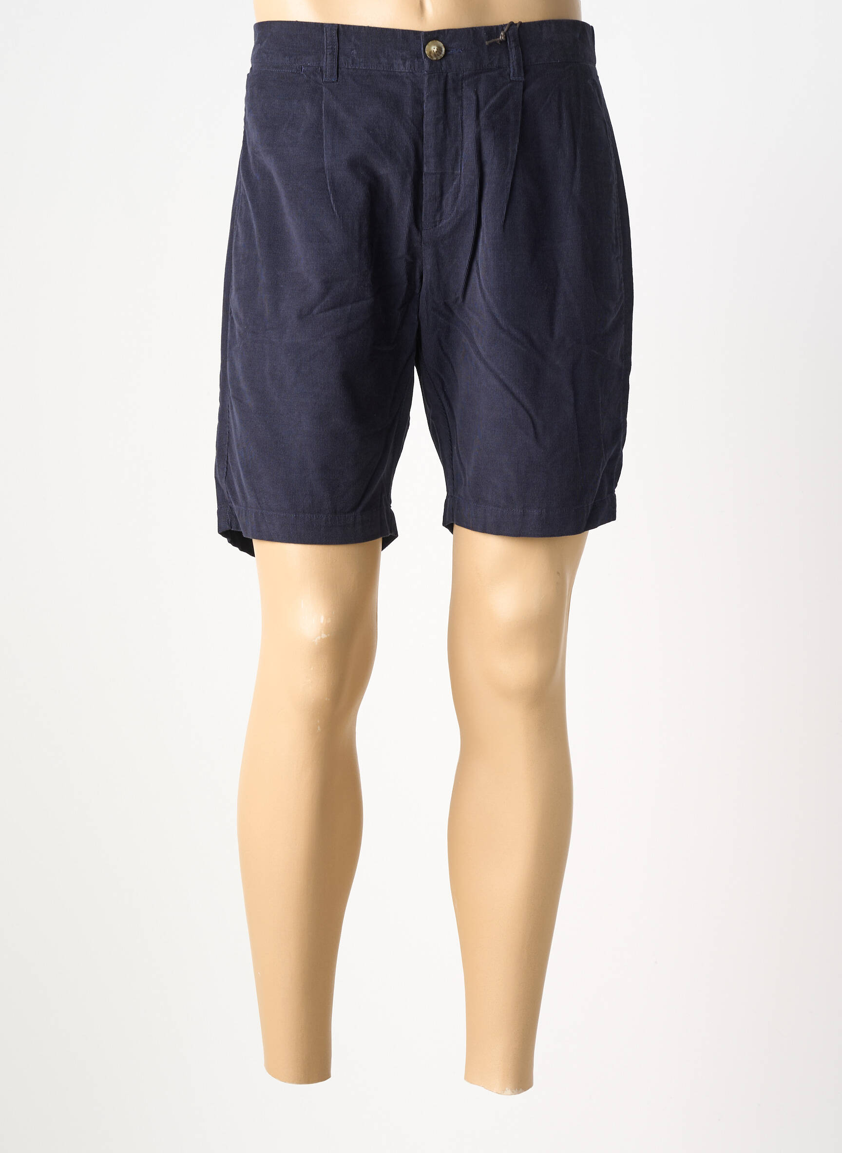 Bermuda stretch taille normale bleu FYNCH-HATTON homme