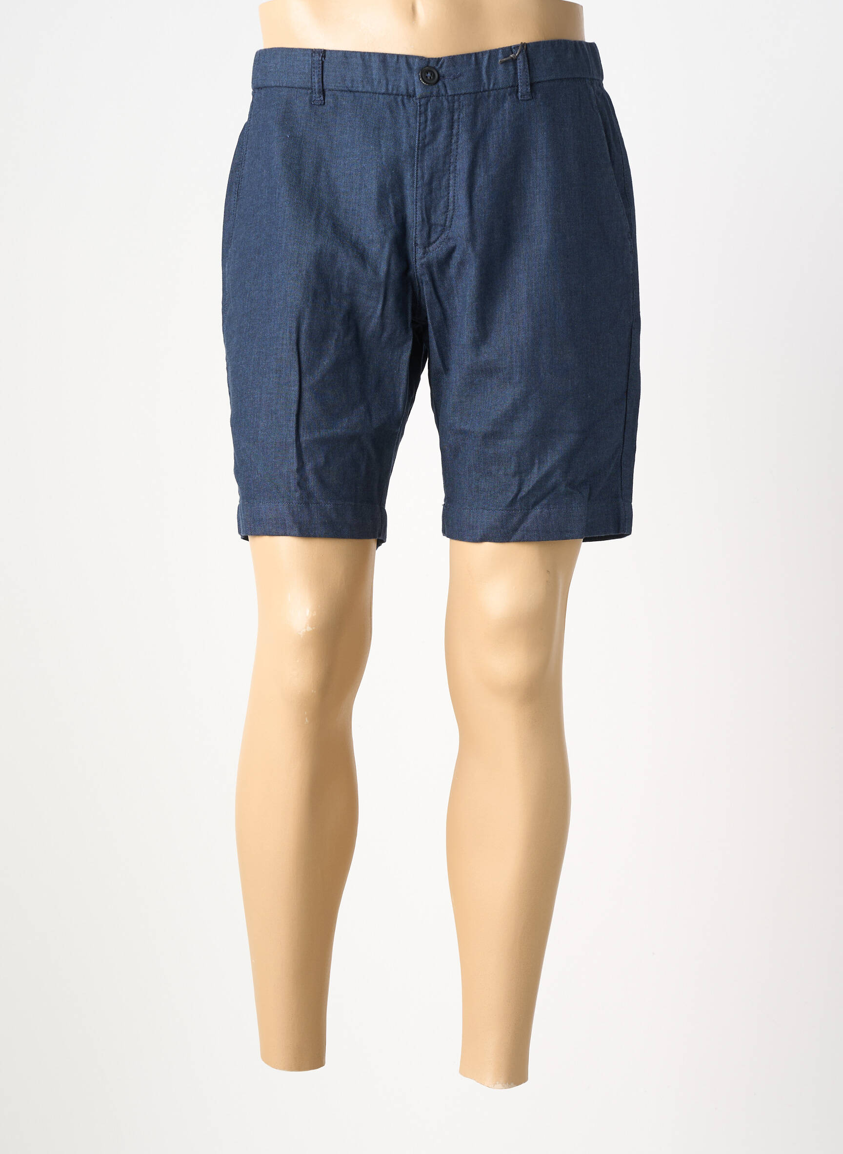 Bermuda taille à pinces taille normale bleu FYNCH-HATTON homme