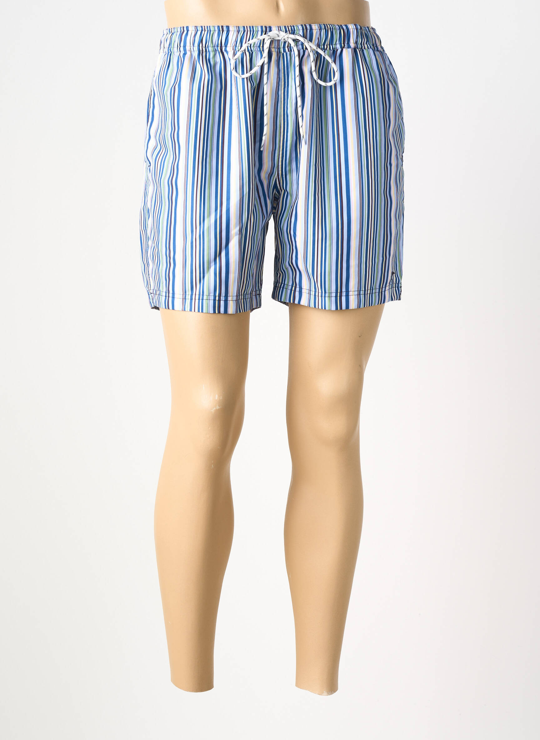 Short de bain imprimé rayures bleu FYNCH-HATTON homme