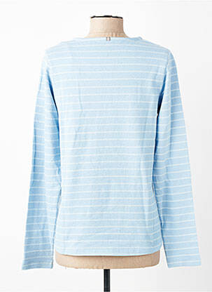 Pull coupe cintrée manches longues bleu clair CAMEL ACTIVE femme