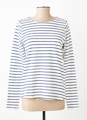 Pull coupe cintrée manches longues bleu CAMEL ACTIVE femme