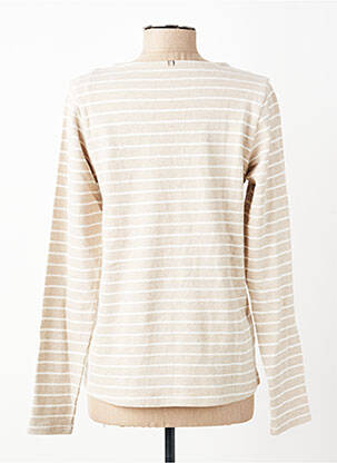 Pull coupe cintrée manches longues beige CAMEL ACTIVE femme