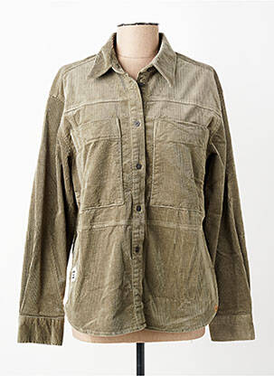 Veste casual coupe droite vert CAMEL ACTIVE femme