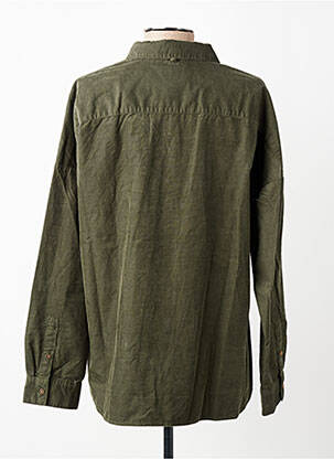Chemisier coupe cintrée manches longues vert CAMEL ACTIVE femme