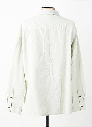 Chemisier coupe cintrée manches longues vert clair CAMEL ACTIVE femme