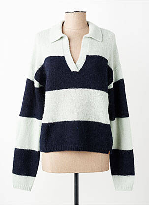 Pull coupe cintrée manches longues vert CAMEL ACTIVE femme
