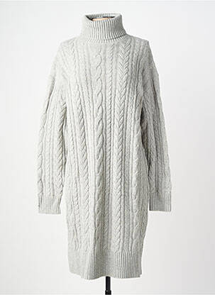 Robe pull resserrée sur le bas manches longues gris CAMEL ACTIVE femme