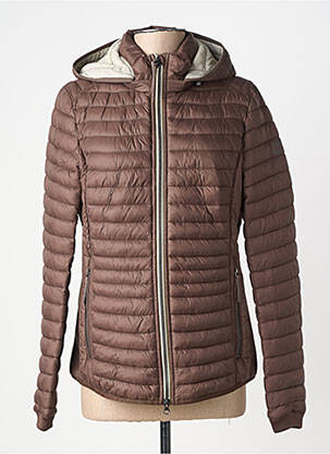 Doudoune manches longues a capuche marron CAMEL ACTIVE femme
