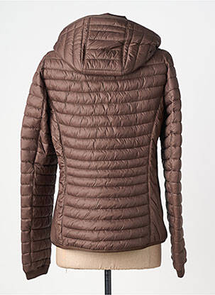 Doudoune manches longues a capuche marron CAMEL ACTIVE femme