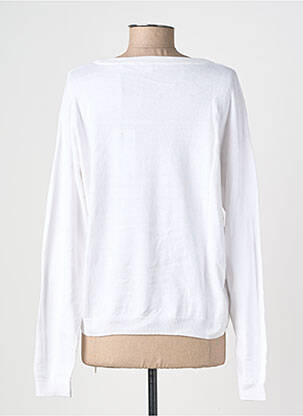 Pull stretch manches longues blanc U.S. POLO ASSN femme