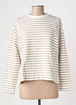Sweat-shirt stretch manches longues marron CAMEL ACTIVE femme