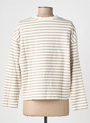 Sweat-shirt stretch manches longues marron CAMEL ACTIVE femme