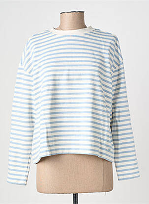 Sweat-shirt stretch manches longues bleu CAMEL ACTIVE femme
