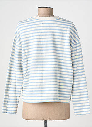 Sweat-shirt stretch manches longues bleu CAMEL ACTIVE femme
