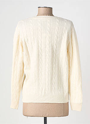 Pull stretch manches longues beige U.S. POLO ASSN femme